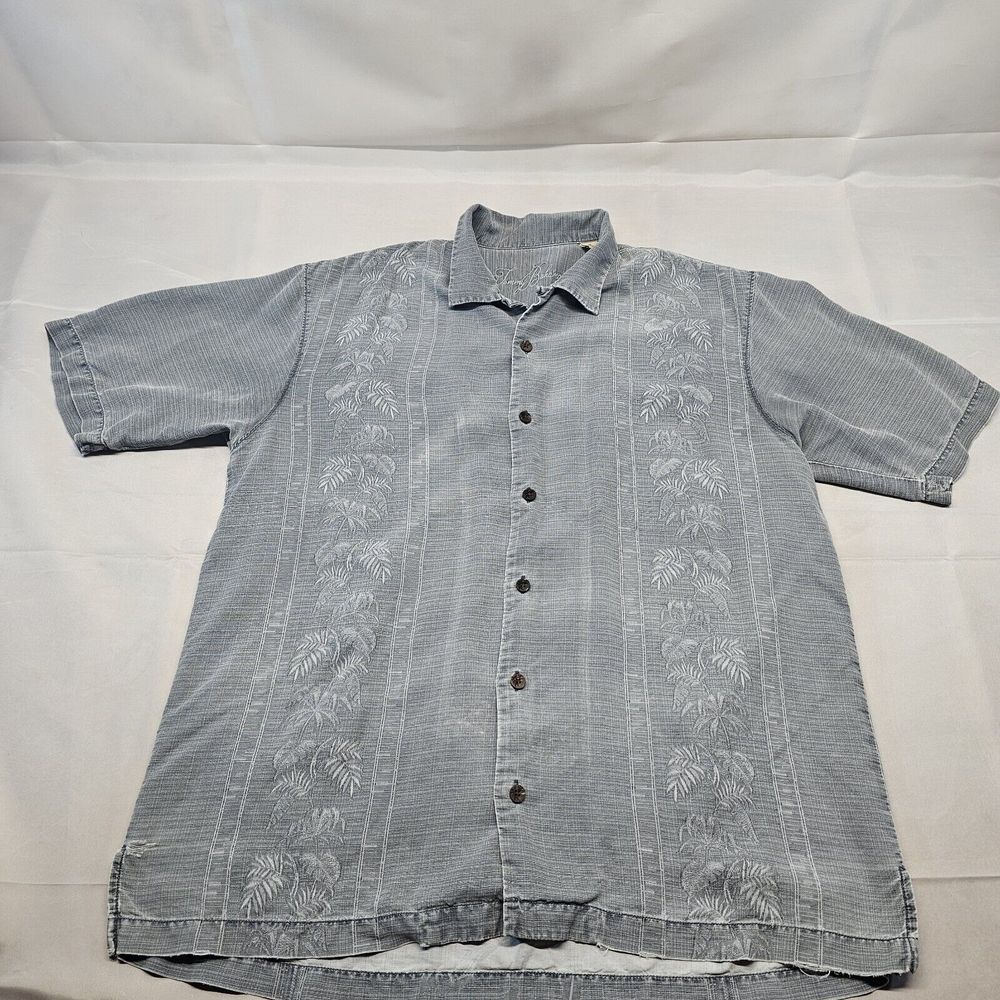 Tommy Bahama‎ Men's Hana Rue Silk Camp Shirt Medium *read*